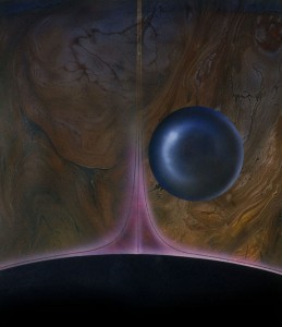 1988 Oelmonotypie-Airbrush 50x60cm